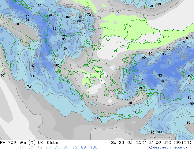 700 hPa Nispi Nem UK-Global Paz 26.05.2024 21 UTC