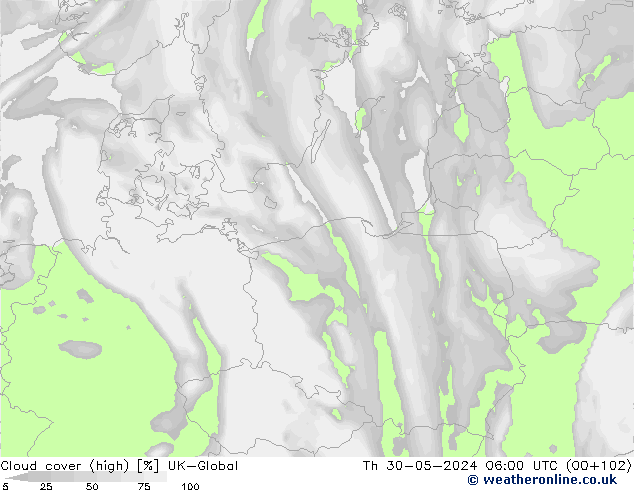 Bulutlar (yüksek) UK-Global Per 30.05.2024 06 UTC