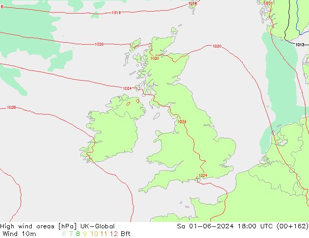 High wind areas UK-Global Sa 01.06.2024 18 UTC
