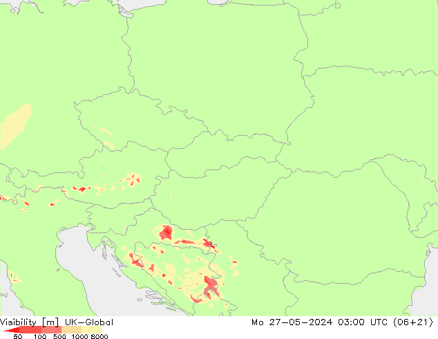 Dohlednost UK-Global Po 27.05.2024 03 UTC