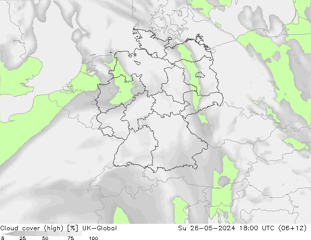 Wolken (hohe) UK-Global So 26.05.2024 18 UTC