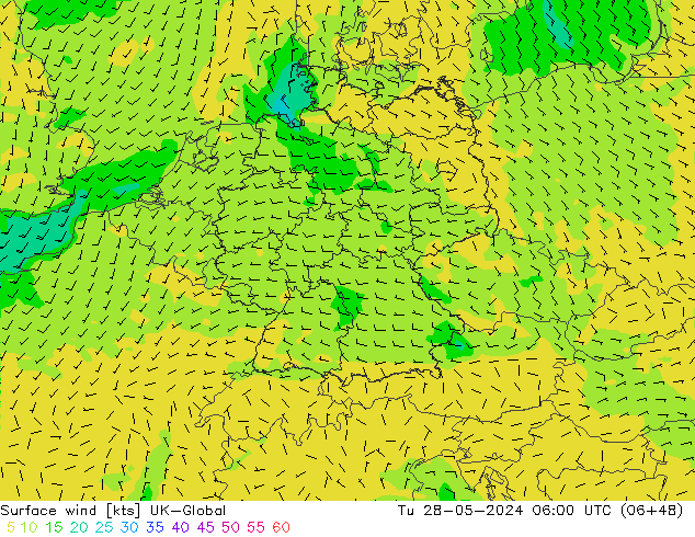 Rüzgar 10 m UK-Global Sa 28.05.2024 06 UTC