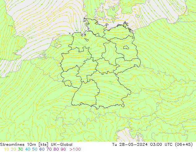 ветер 10m UK-Global вт 28.05.2024 03 UTC