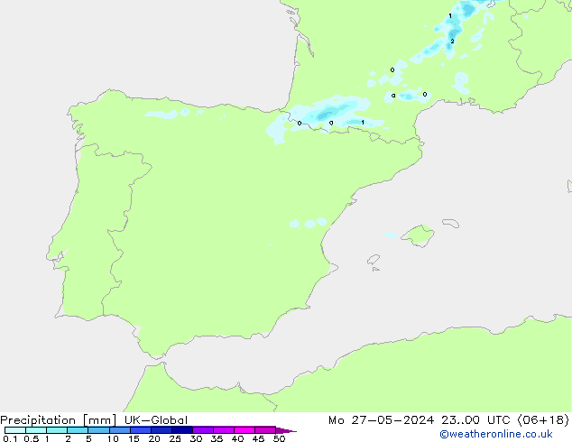 Niederschlag UK-Global Mo 27.05.2024 00 UTC