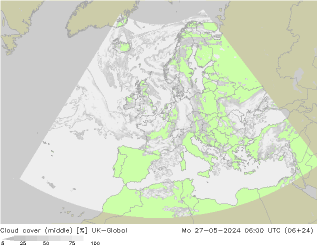 Cloud cover (middle) UK-Global Mo 27.05.2024 06 UTC
