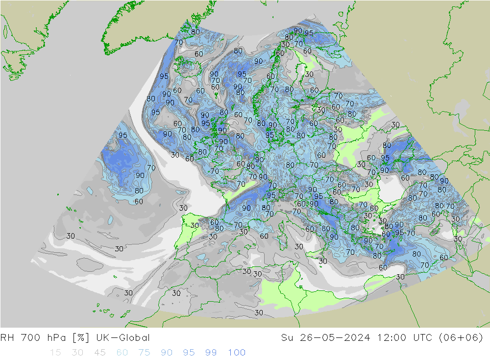 700 hPa Nispi Nem UK-Global Paz 26.05.2024 12 UTC