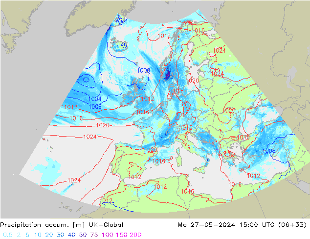 Precipitation accum. UK-Global Seg 27.05.2024 15 UTC