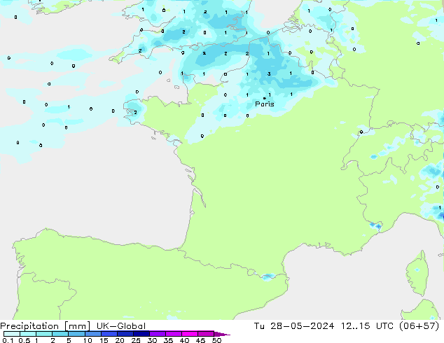 Neerslag UK-Global di 28.05.2024 15 UTC