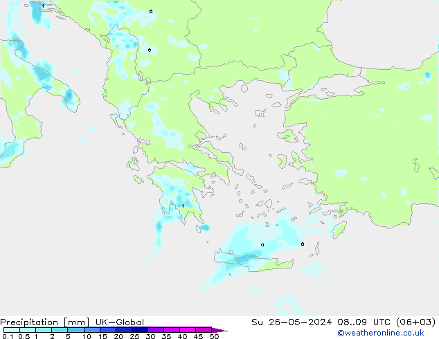 Neerslag UK-Global zo 26.05.2024 09 UTC