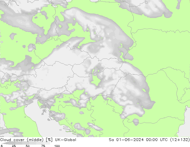 Bewolking (Middelb.) UK-Global za 01.06.2024 00 UTC