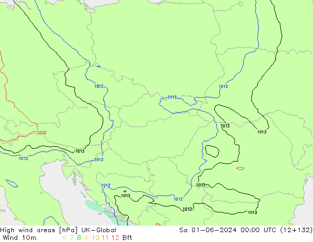 High wind areas UK-Global Sa 01.06.2024 00 UTC