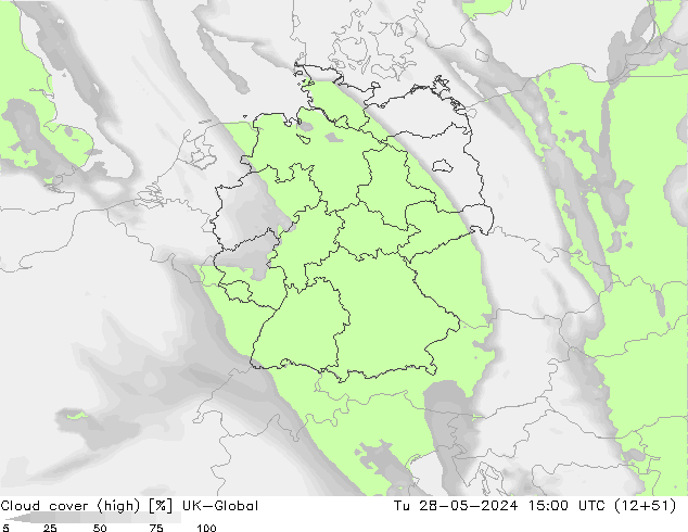 Nuages (élevé) UK-Global mar 28.05.2024 15 UTC