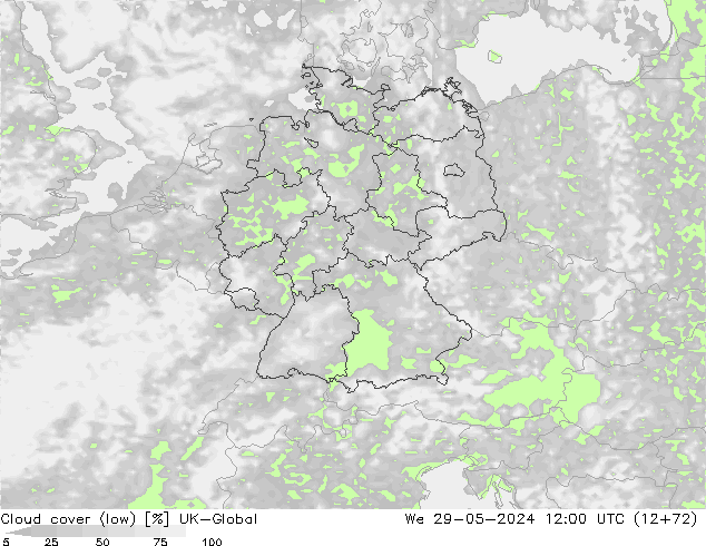 nuvens (baixo) UK-Global Qua 29.05.2024 12 UTC