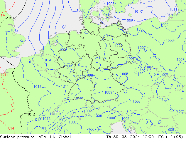ciśnienie UK-Global czw. 30.05.2024 12 UTC
