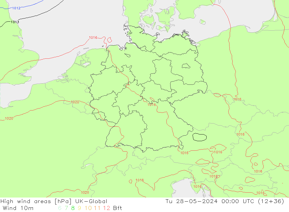 High wind areas UK-Global Tu 28.05.2024 00 UTC