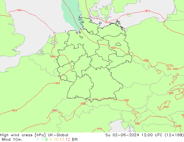 High wind areas UK-Global Su 02.06.2024 12 UTC