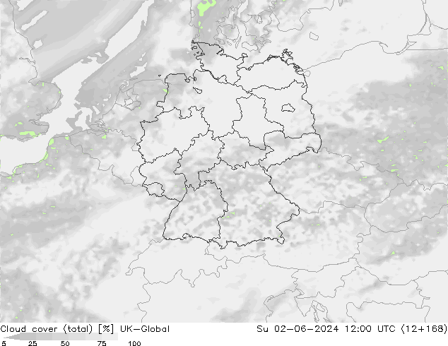 Nuages (total) UK-Global dim 02.06.2024 12 UTC