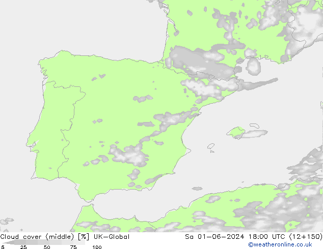 облака (средний) UK-Global сб 01.06.2024 18 UTC