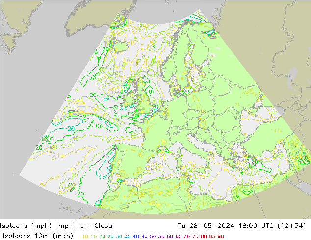 Isotachs (mph) UK-Global Tu 28.05.2024 18 UTC