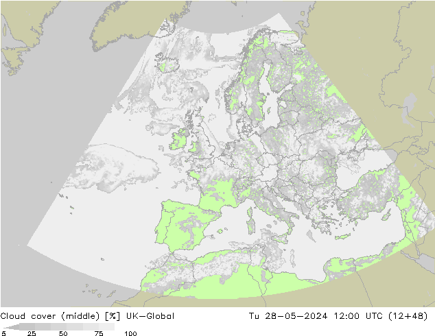 Nubes medias UK-Global mar 28.05.2024 12 UTC