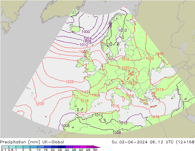 precipitação UK-Global Dom 02.06.2024 12 UTC