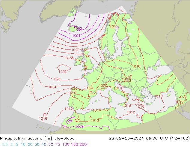 Precipitation accum. UK-Global Вс 02.06.2024 06 UTC