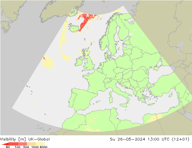 Dohlednost UK-Global Ne 26.05.2024 13 UTC