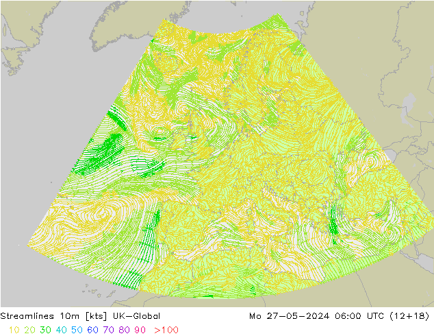 Stromlinien 10m UK-Global Mo 27.05.2024 06 UTC