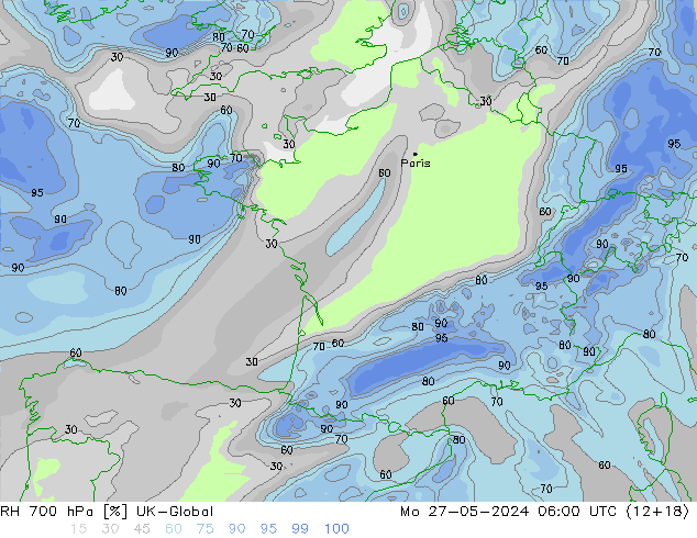 RV 700 hPa UK-Global ma 27.05.2024 06 UTC