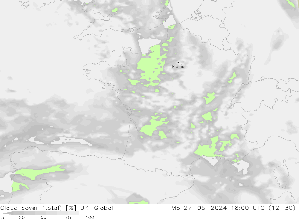 Wolken (gesamt) UK-Global Mo 27.05.2024 18 UTC