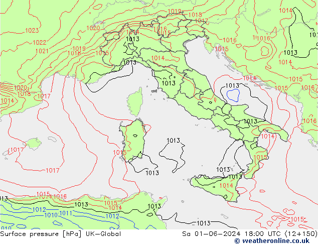 ciśnienie UK-Global so. 01.06.2024 18 UTC