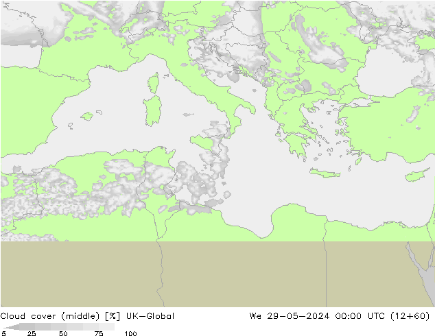 облака (средний) UK-Global ср 29.05.2024 00 UTC