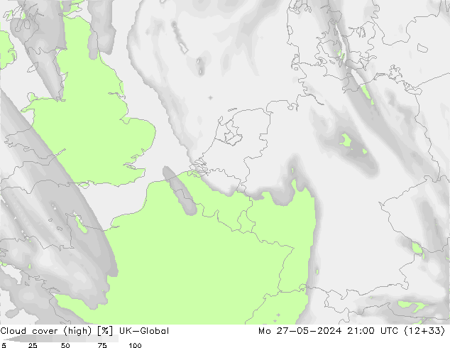 Bewolking (Hoog) UK-Global ma 27.05.2024 21 UTC