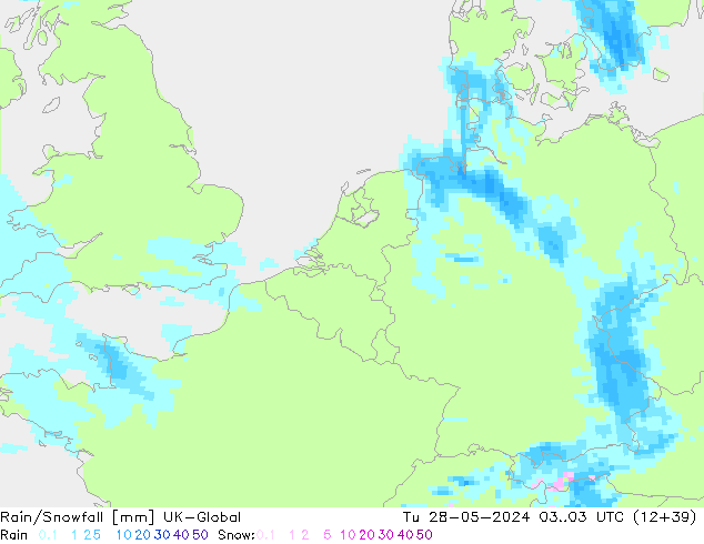 Rain/Snowfall UK-Global Ter 28.05.2024 03 UTC