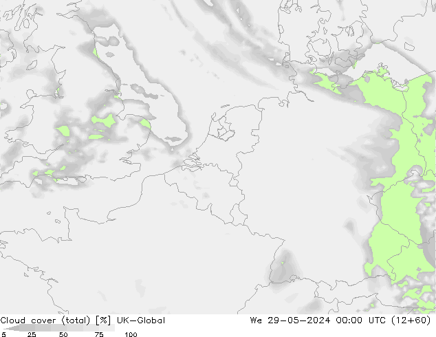 nuvens (total) UK-Global Qua 29.05.2024 00 UTC