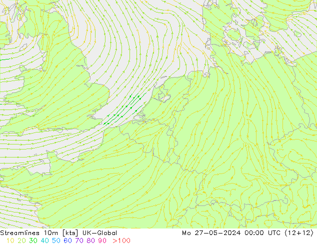 Rüzgar 10m UK-Global Pzt 27.05.2024 00 UTC