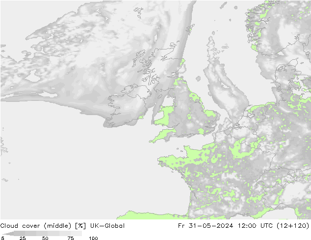 Bewolking (Middelb.) UK-Global vr 31.05.2024 12 UTC