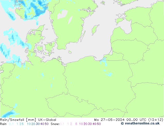 Rain/Snowfall UK-Global Seg 27.05.2024 00 UTC