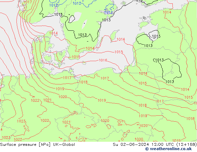 Bodendruck UK-Global So 02.06.2024 12 UTC