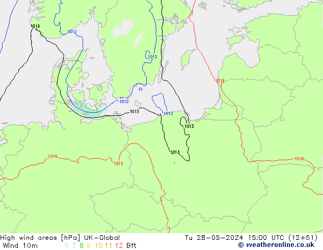 Windvelden UK-Global di 28.05.2024 15 UTC