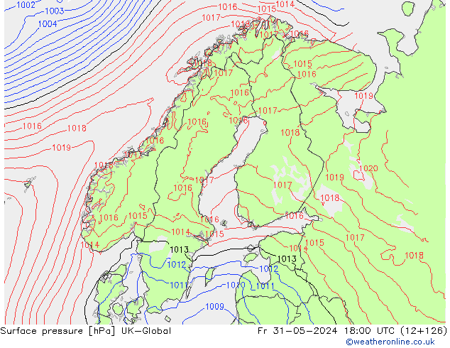 Yer basıncı UK-Global Cu 31.05.2024 18 UTC