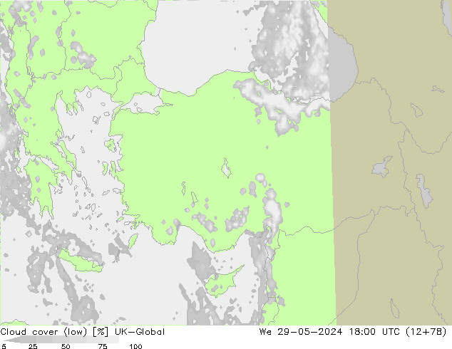облака (низкий) UK-Global ср 29.05.2024 18 UTC