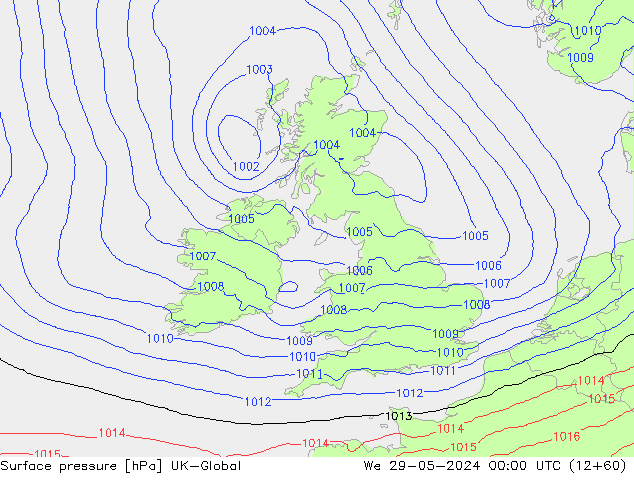 Bodendruck UK-Global Mi 29.05.2024 00 UTC