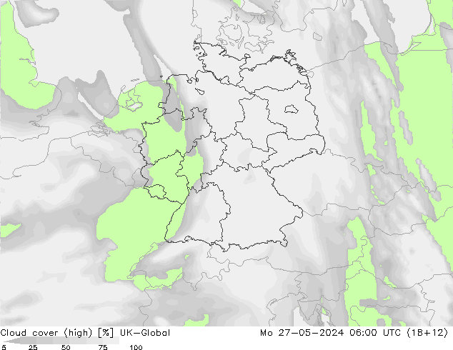 Wolken (hohe) UK-Global Mo 27.05.2024 06 UTC