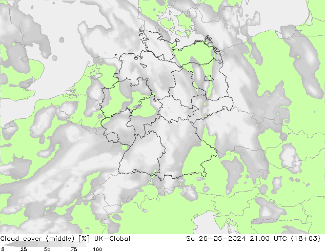 Cloud cover (middle) UK-Global Su 26.05.2024 21 UTC