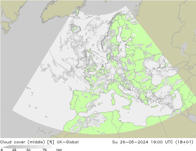 Cloud cover (middle) UK-Global Su 26.05.2024 19 UTC