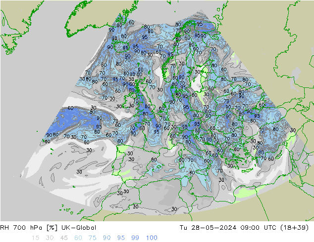 RV 700 hPa UK-Global di 28.05.2024 09 UTC