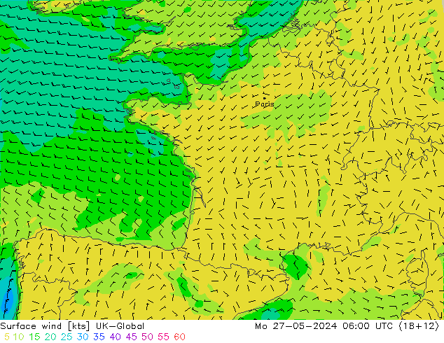 Bodenwind UK-Global Mo 27.05.2024 06 UTC