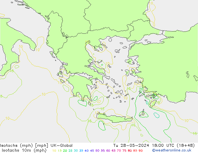 Isotachs (mph) UK-Global Tu 28.05.2024 18 UTC