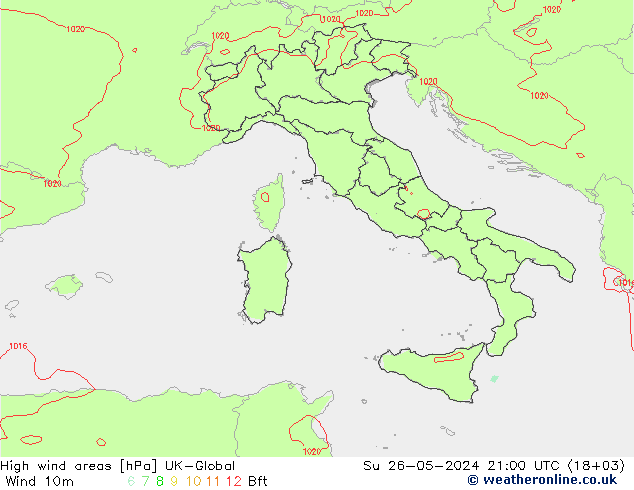 yüksek rüzgarlı alanlar UK-Global Paz 26.05.2024 21 UTC